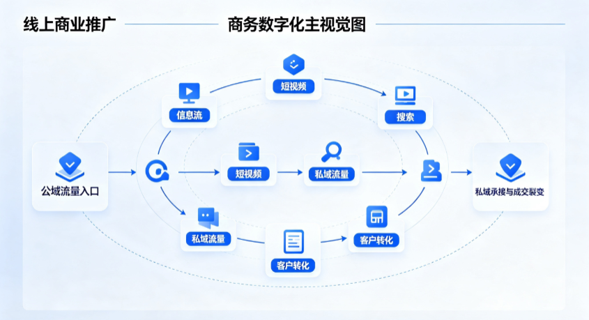 黔江土家族苗族自治县线上商业推广怎么做？全域流量闭环搭建与低成本转化实战指南